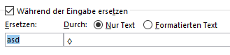 Symbol, Sonderzeichen in Word, shortcut