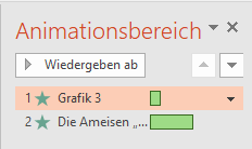 PowerPoint Präsentation Animationen Reihenfolge ändern