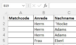 Excel doppelte Werte löschen mit Formel