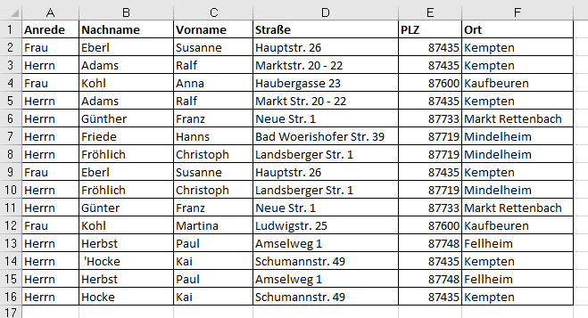 Excel doppelte Werte löschen und anzeigen von Duplikaten