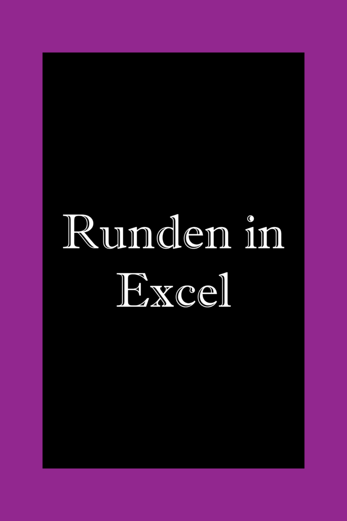 Excel Runden auf ganze Zahl: Auf und abrunden, ganzzahl