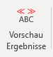 Etiketten in Word: Vorschau