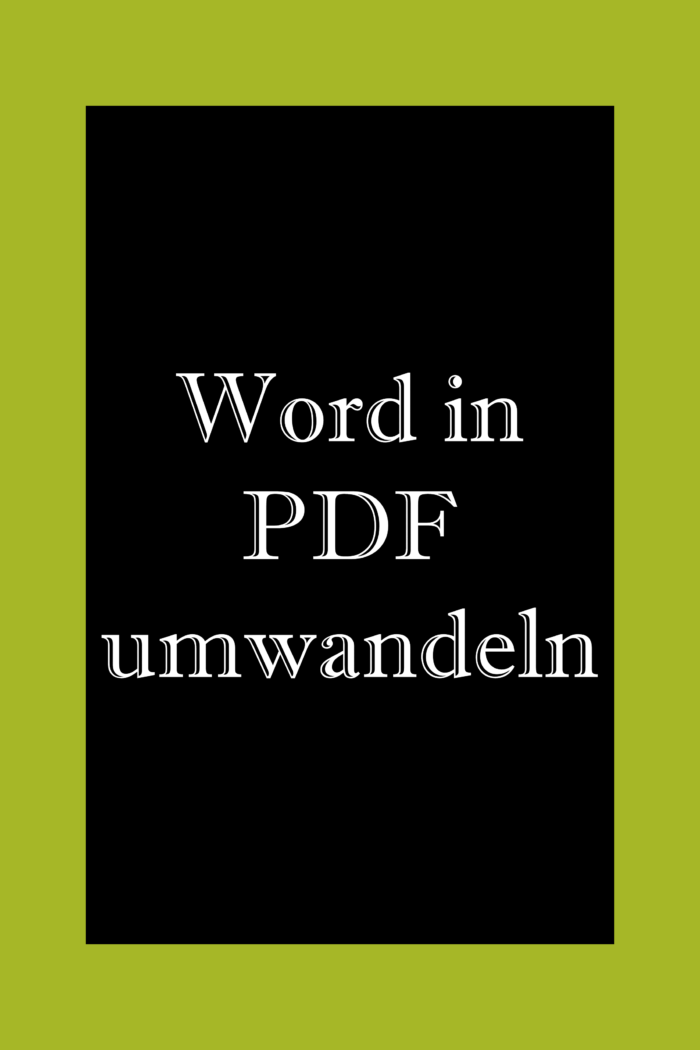 So kannst du kostenlos ein Word Dokument in ein PDF umwandeln.