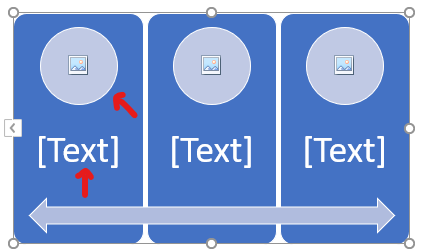 SmartArt Typ für Text und Bild