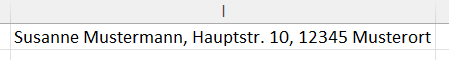 adresse verbinden excel mit textverketten