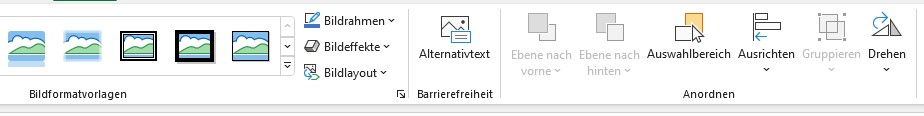 Bild in Excel formatieren
