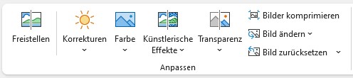 Bilder bearbeiten in Excel