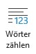 Zeichen oder Wörter zählen in Word