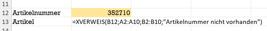 excel xverweis wenn nicht gefunden