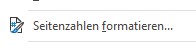 seitenzahlen formatieren