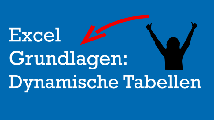 Excel Video dynamische intelligente Tabellen