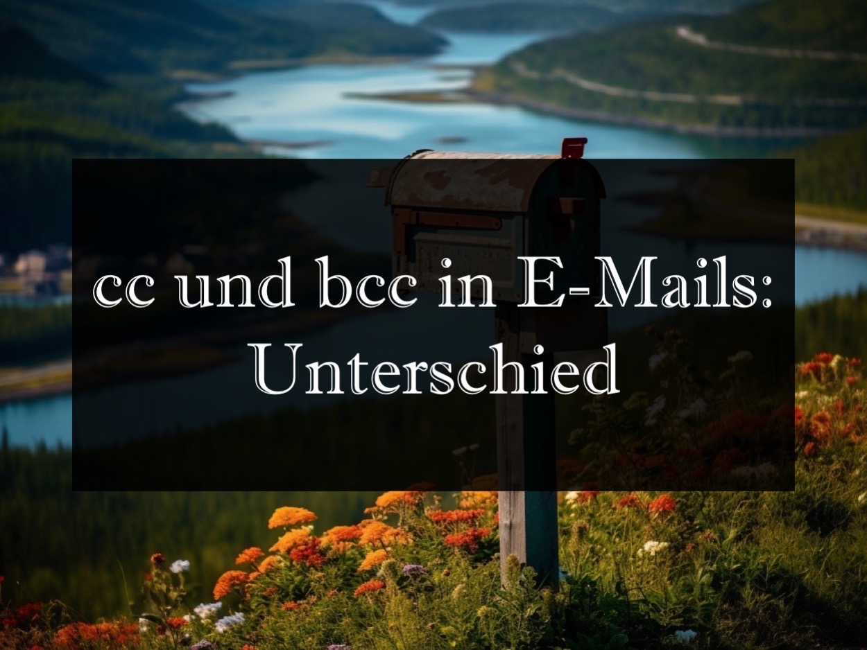 cc und bcc in E-Mails: Was ist der Unterschied?