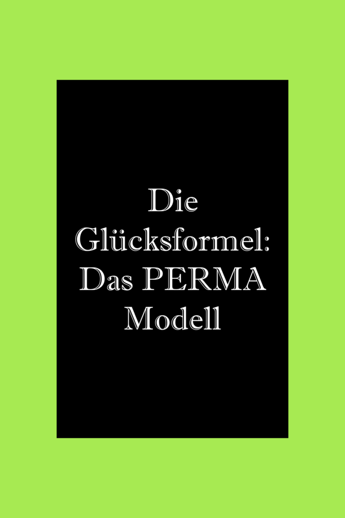 Glück: Das PERMA Modell